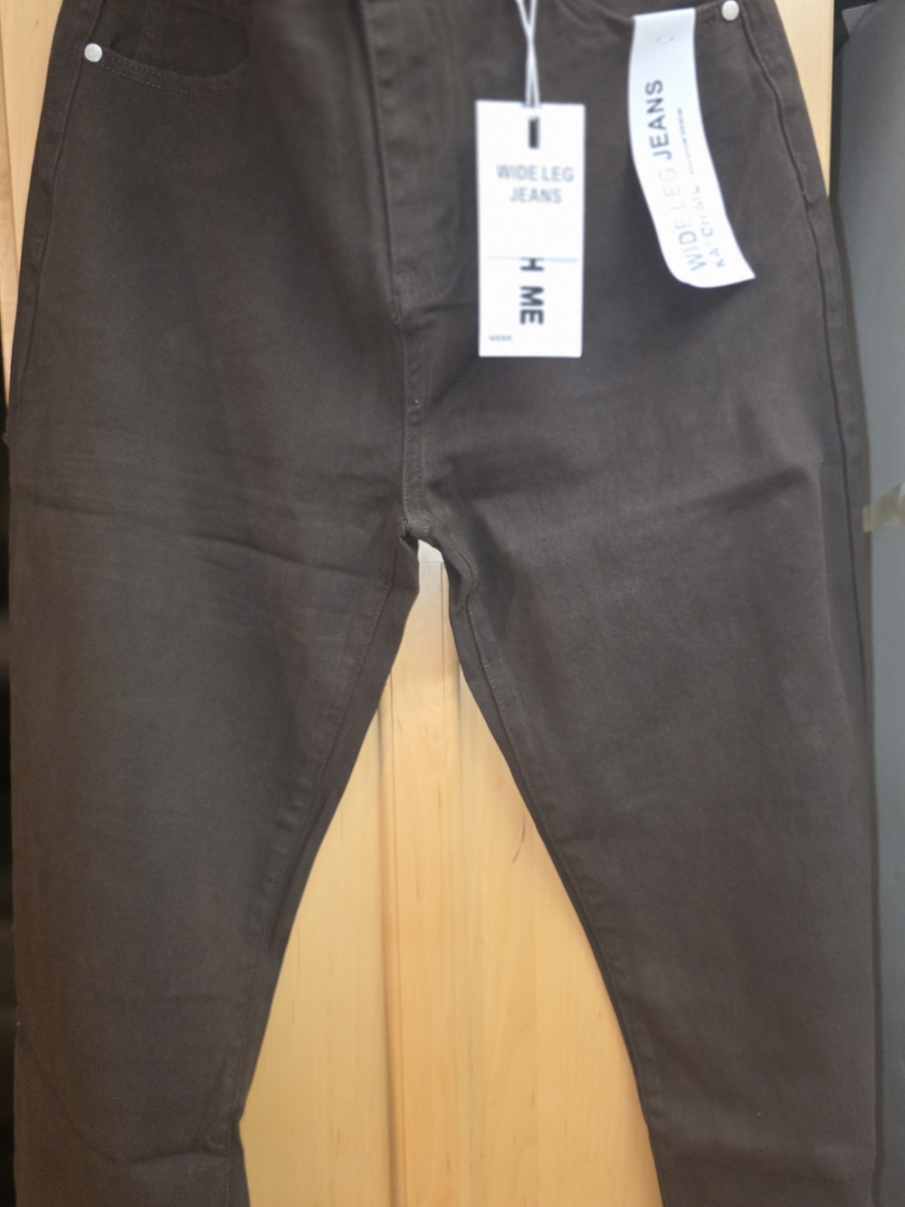 Katch Me Wide-Leg Women's Jeans in Dark Brown